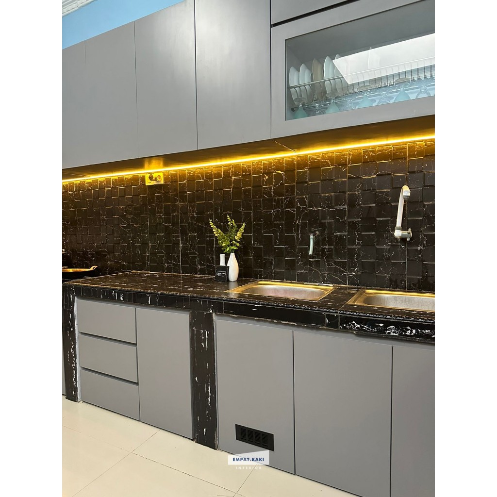 Kitchen Set Custom Industrial Design Sidoarjo-Surabaya