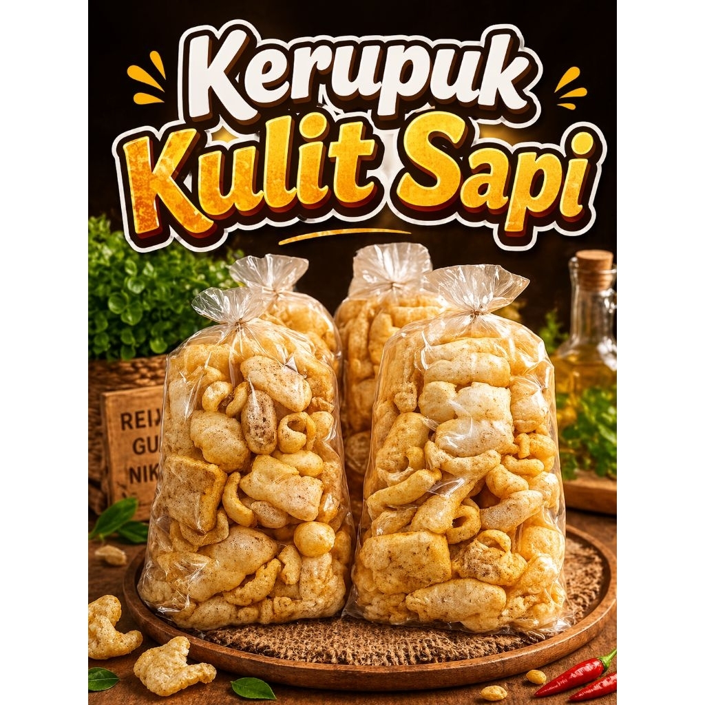 Kerupuk Kulit Sapi 1KG