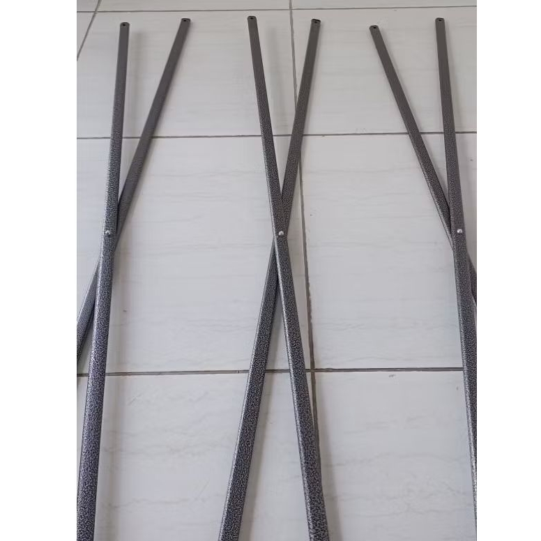 Besi Silang 3 x 4,5 BAGIAN DALAM || Tenda Lipat Suku Cadang Besi Silang Sparepart || Besi Hitam