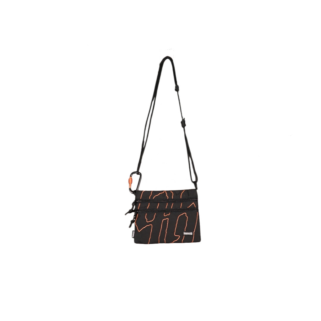 HUSTED TAS SELEMPANG TUSKAR ORANGE BLACK SACOCHE MINI BAG