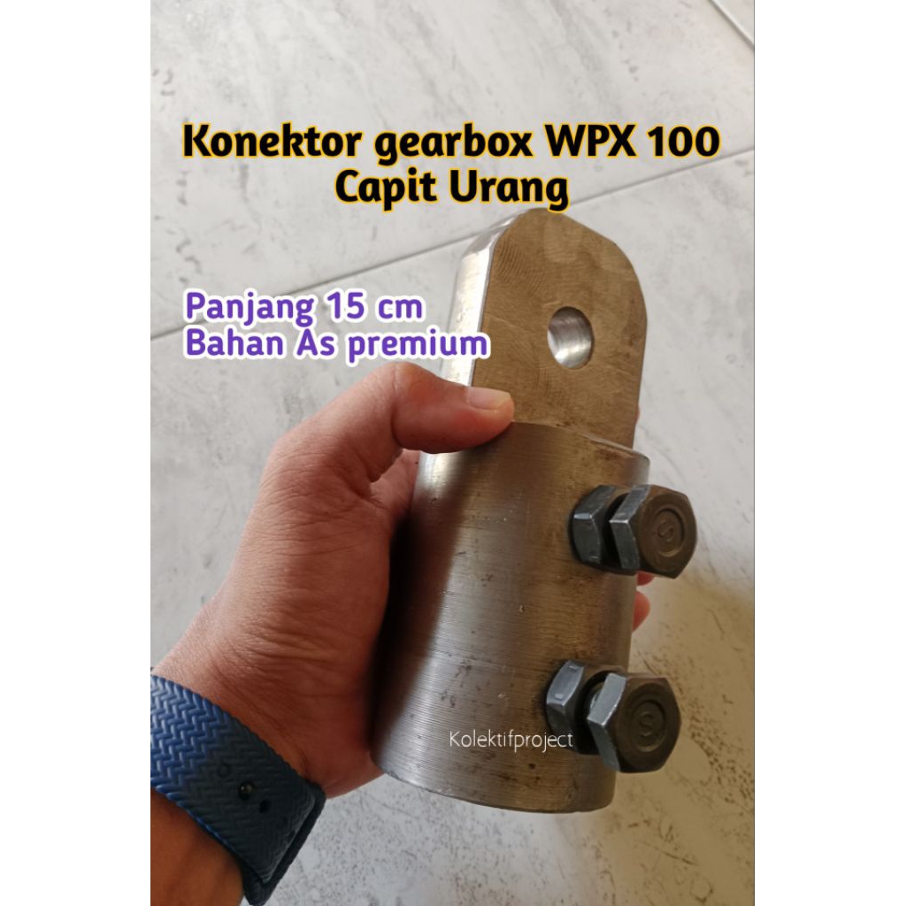 konektor gearbox wpx 100/konektor capit urang/konektor water swifel