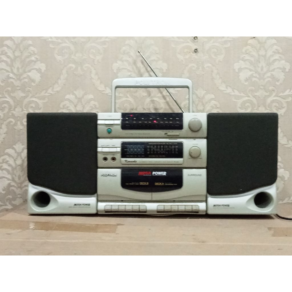 Radio Kaset Recorder Polytron Mega Power