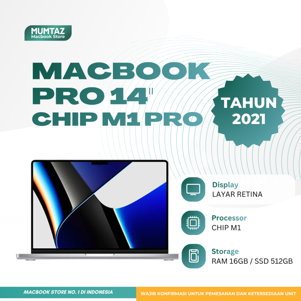 MACBOOK PRO 14" 2021 M1 PRO CHIP APPLE M1 PRO