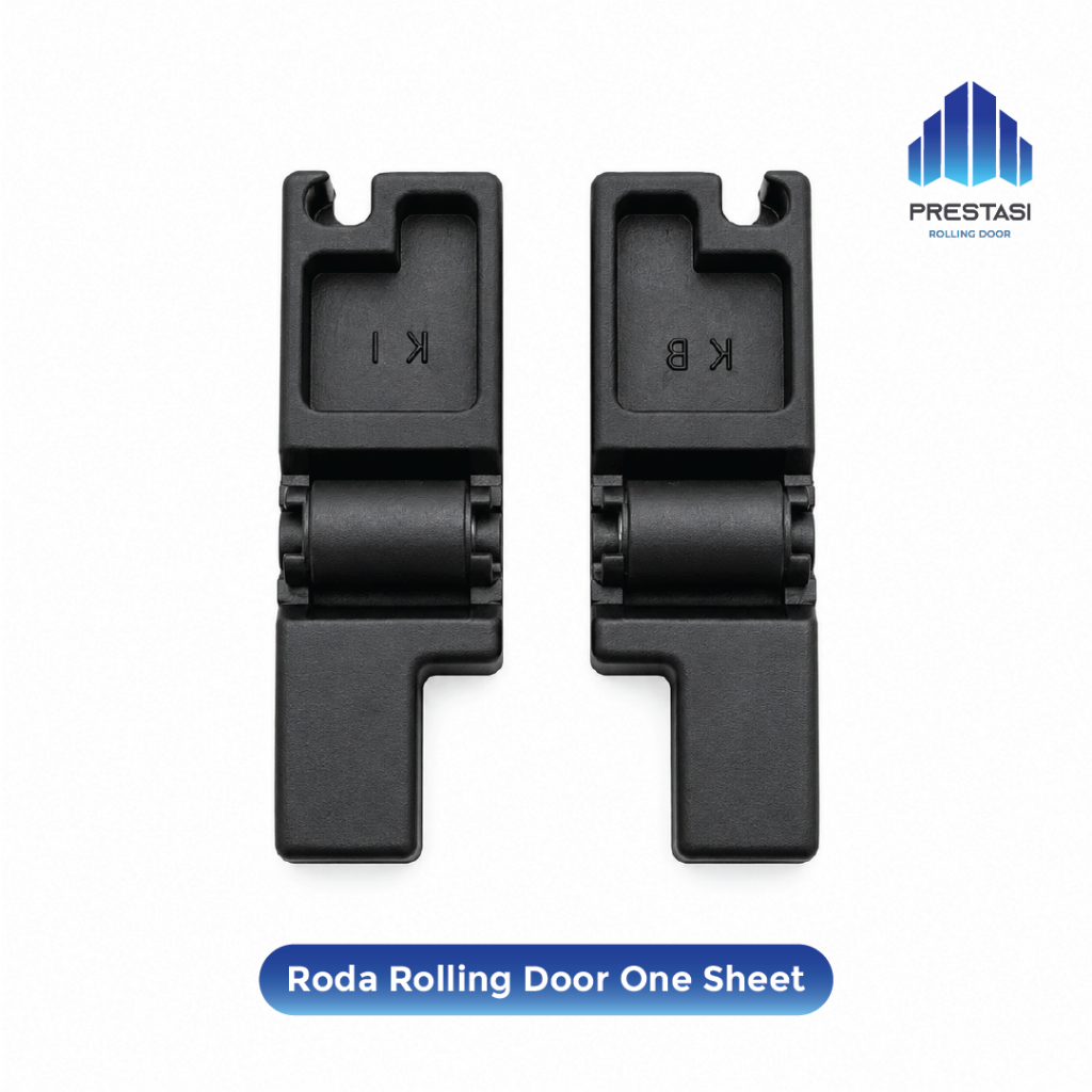 Roda Tiang Pintu Guide Rail Rolling Door Onesheet Kanan & Kiri