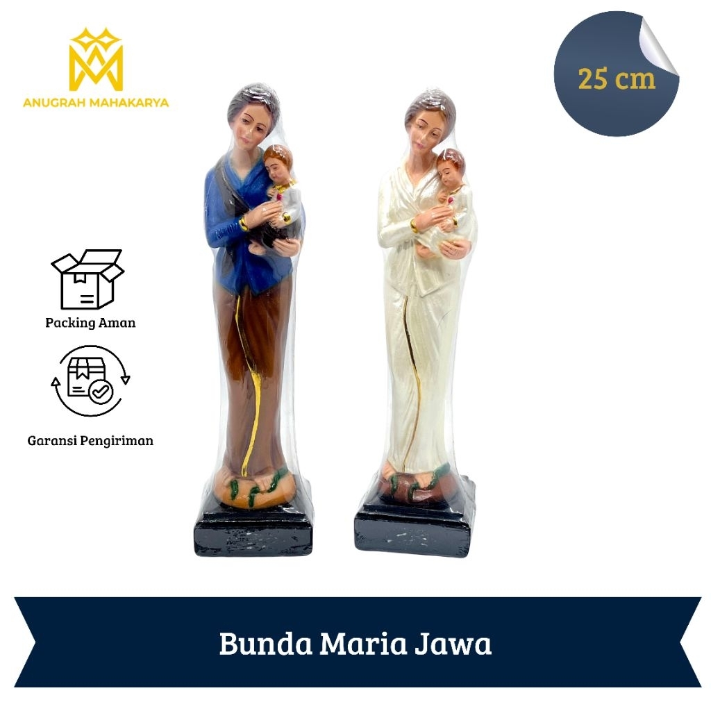 Patung Bunda Maria Jawa 24 cm