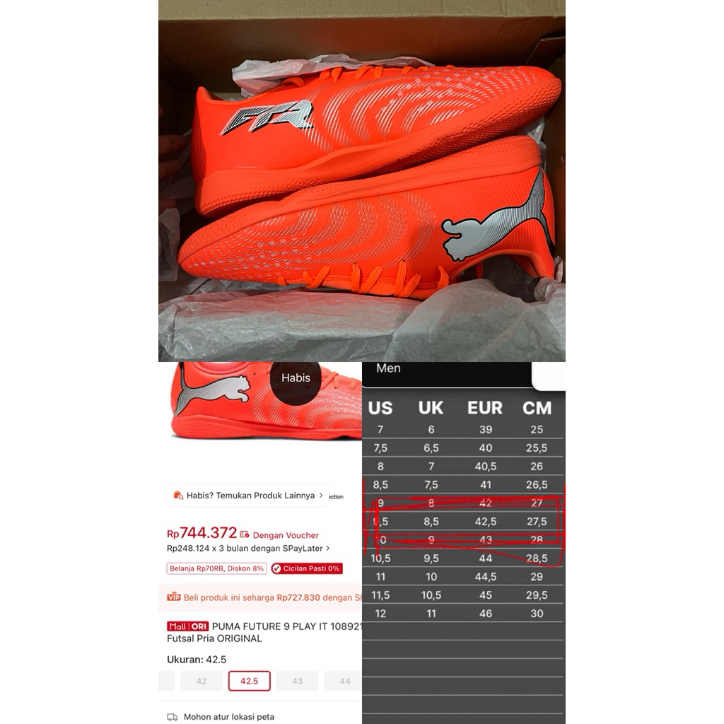 sepatu futsal, sepatu futsal baru, puma, sepatu puma, sepatu futsal puma, sepatu, sepatu baru