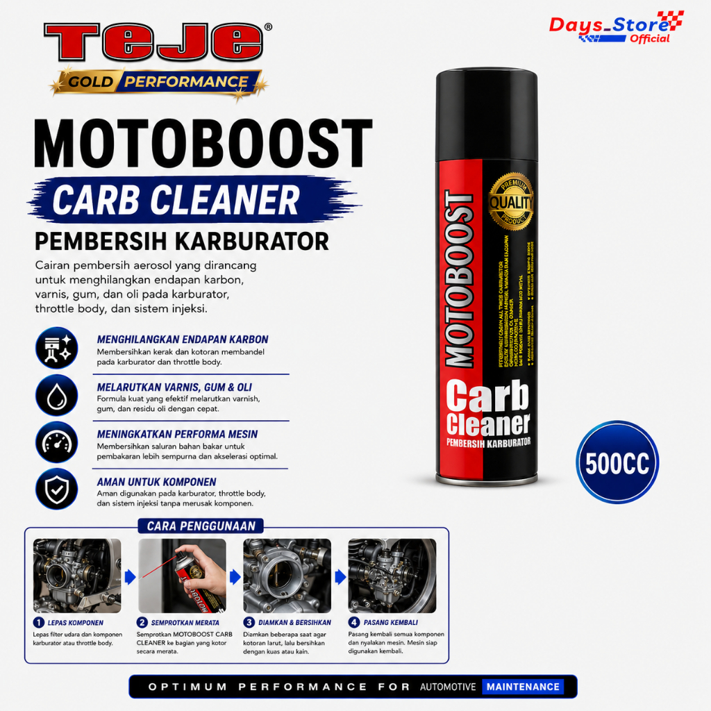 Carbu Cleaner Injector Cleaner Pembersih Karburator Motor 500 CC