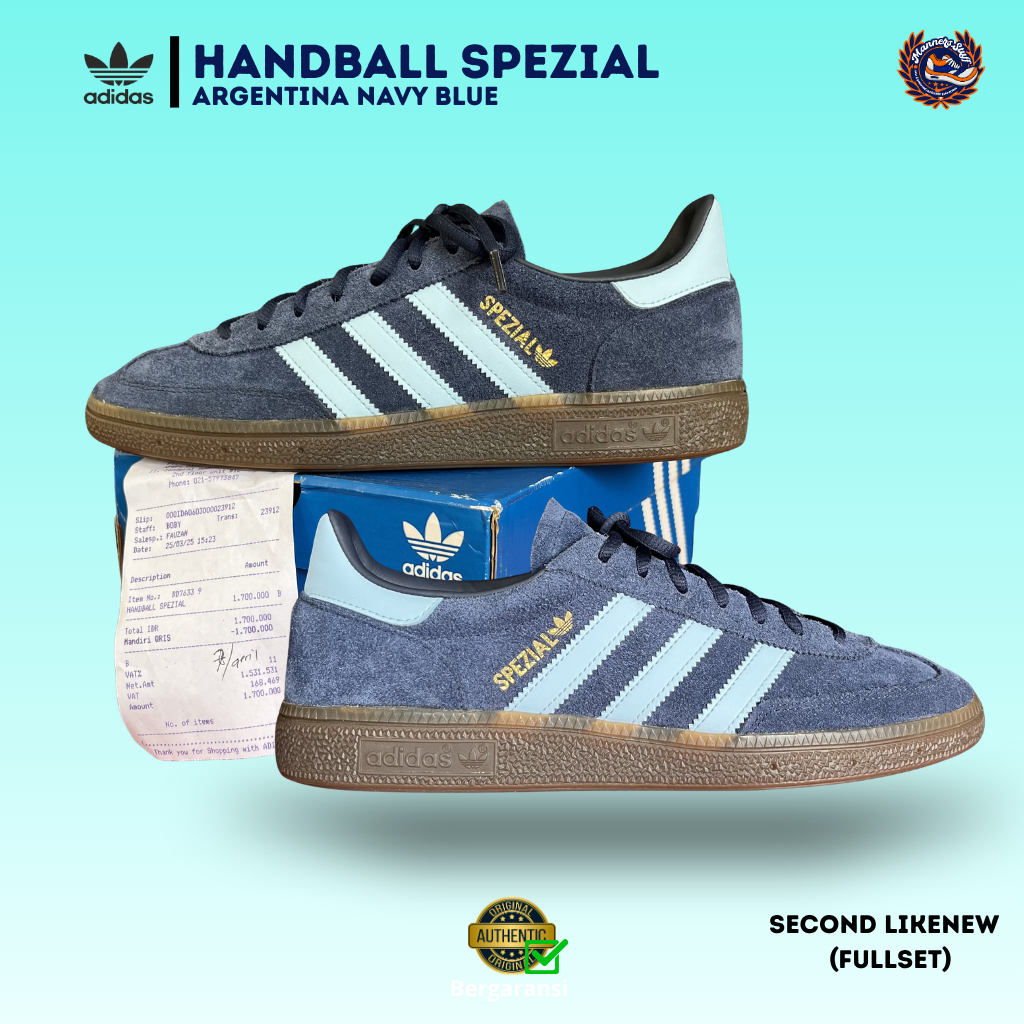 Sepatu Adidas Handball Spezial Navy Argentina Original
