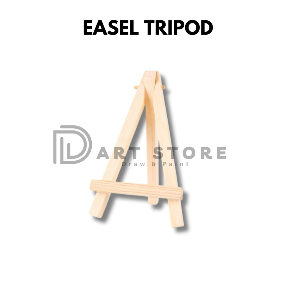 Easel mini kanvas lukis / easel lukis / stand kayu melukis / dudukan lukisan