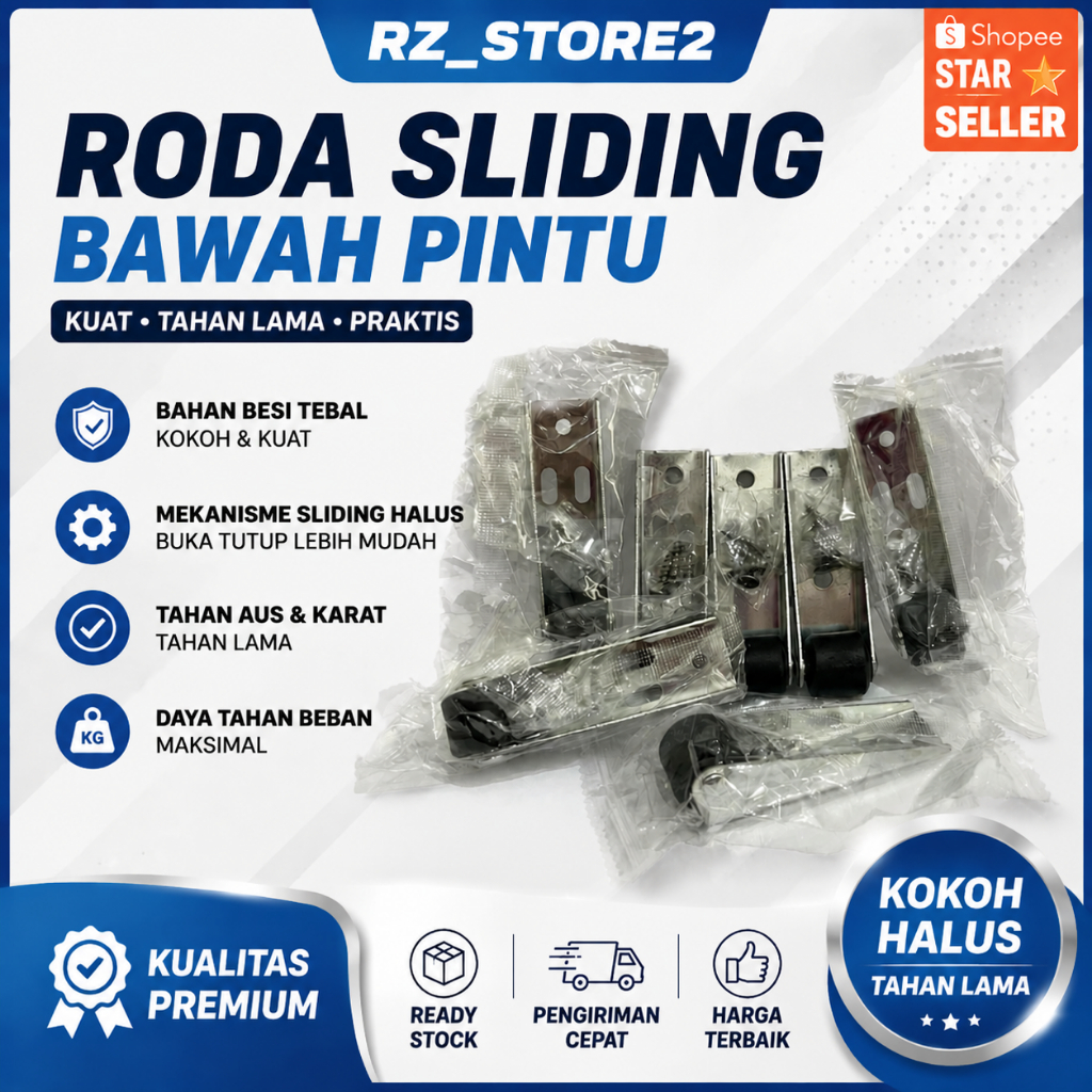 Roda sliding bawah pintu penopang bawah pintu