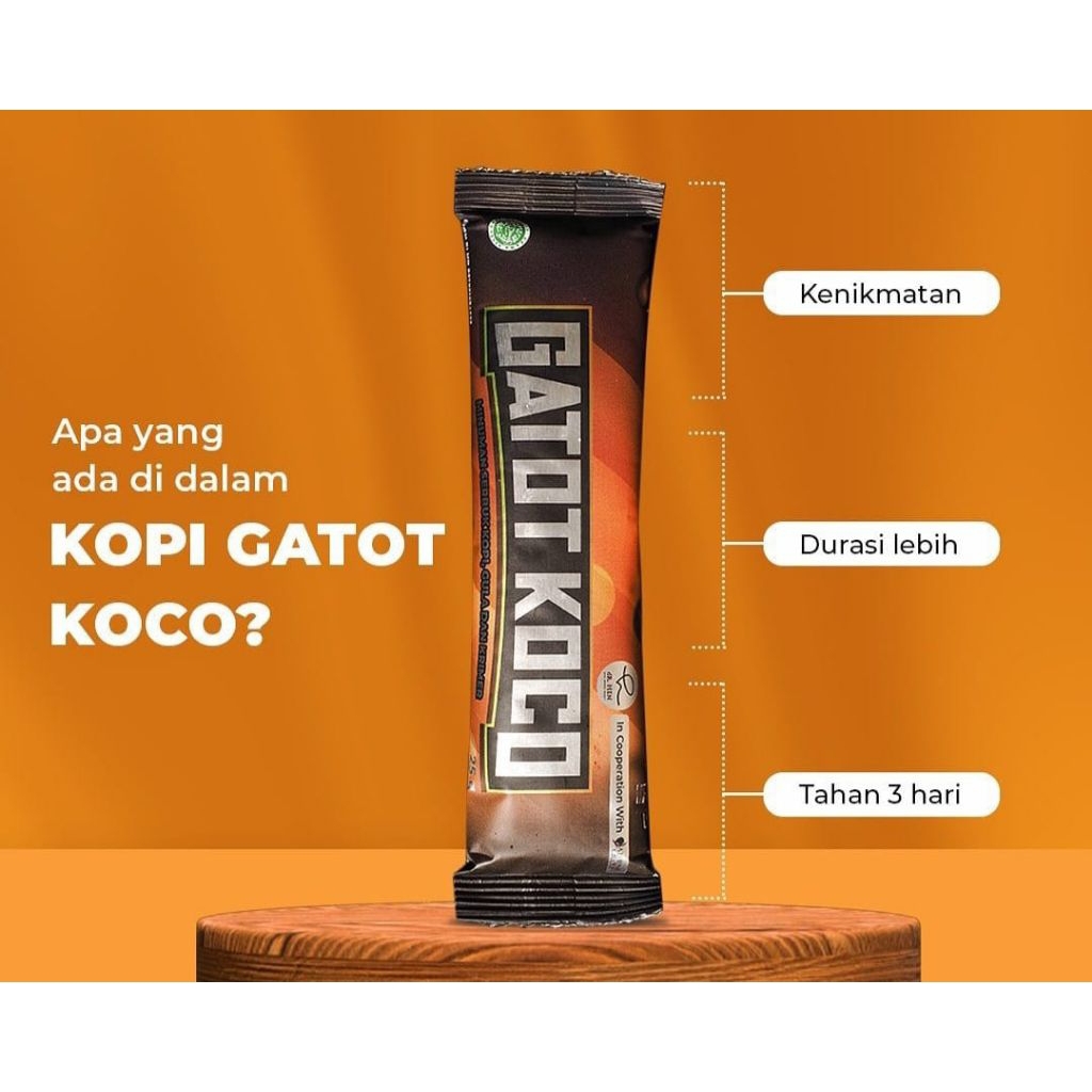 Kopi Gatot Koco by Dr. Richard Lee 1 Box Isi 5 Sachet BPOM Privasi Aman Bergaransi Original
