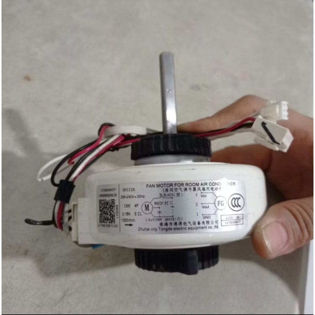 DINAMO MOTOR FAN AC AKARI TCL TECO CINA R410 ORIGINAL