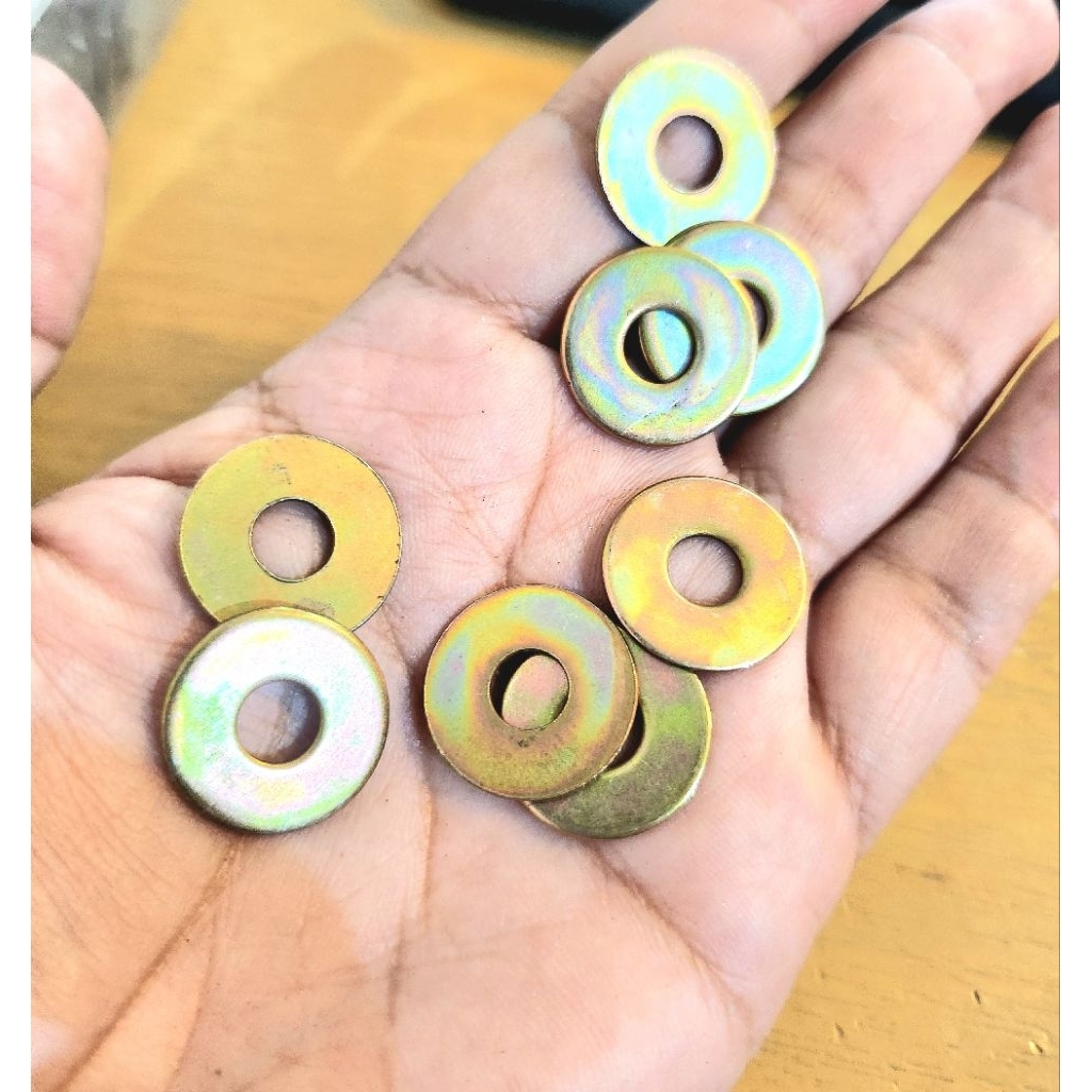 Ring Plat M6 / Ring Plat 10 Kuning