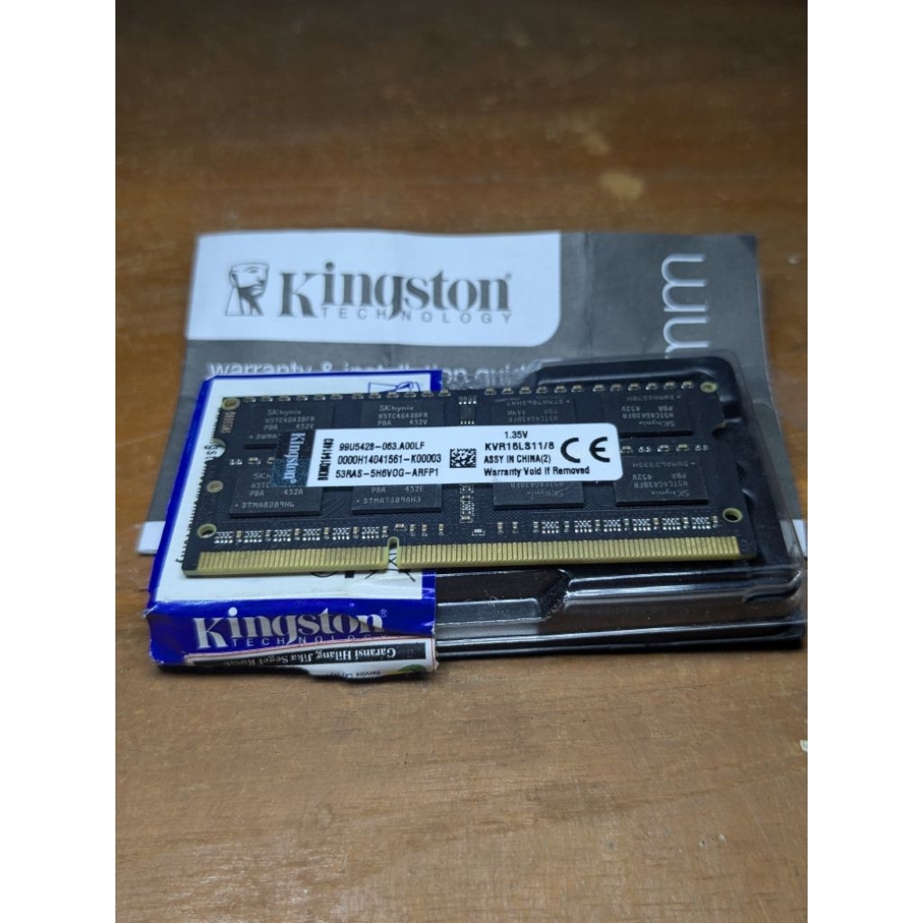RAM Kingston 8GB DDR3L Baru