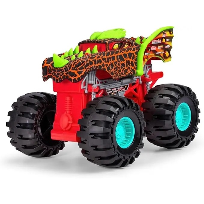 DICKIE Monster Truck Dragon - Mobil Besar Mainan Toys Kingdom Kidz Station