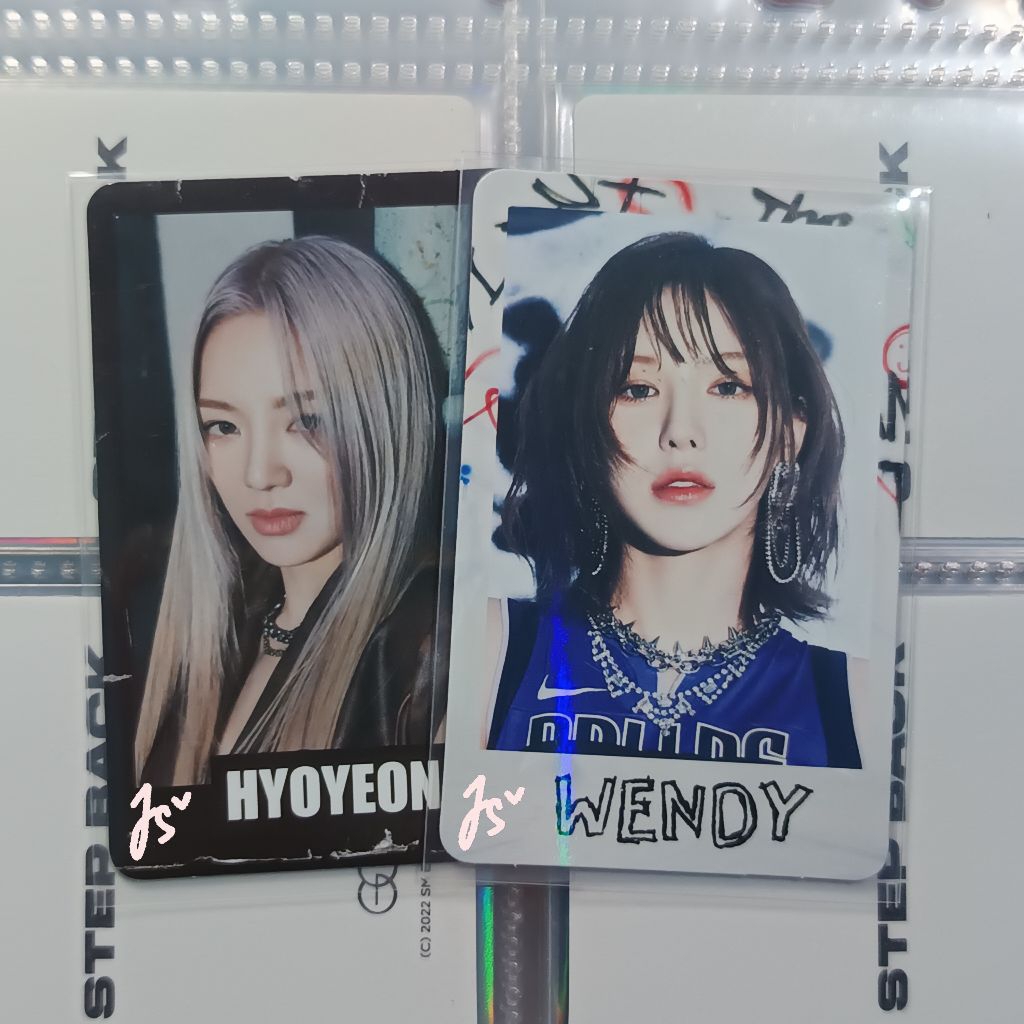 [SET] SNSD / Girls' Generation Red Velvet GOT The Beat Hyoyeon Wendy Stamp On It Trading Card