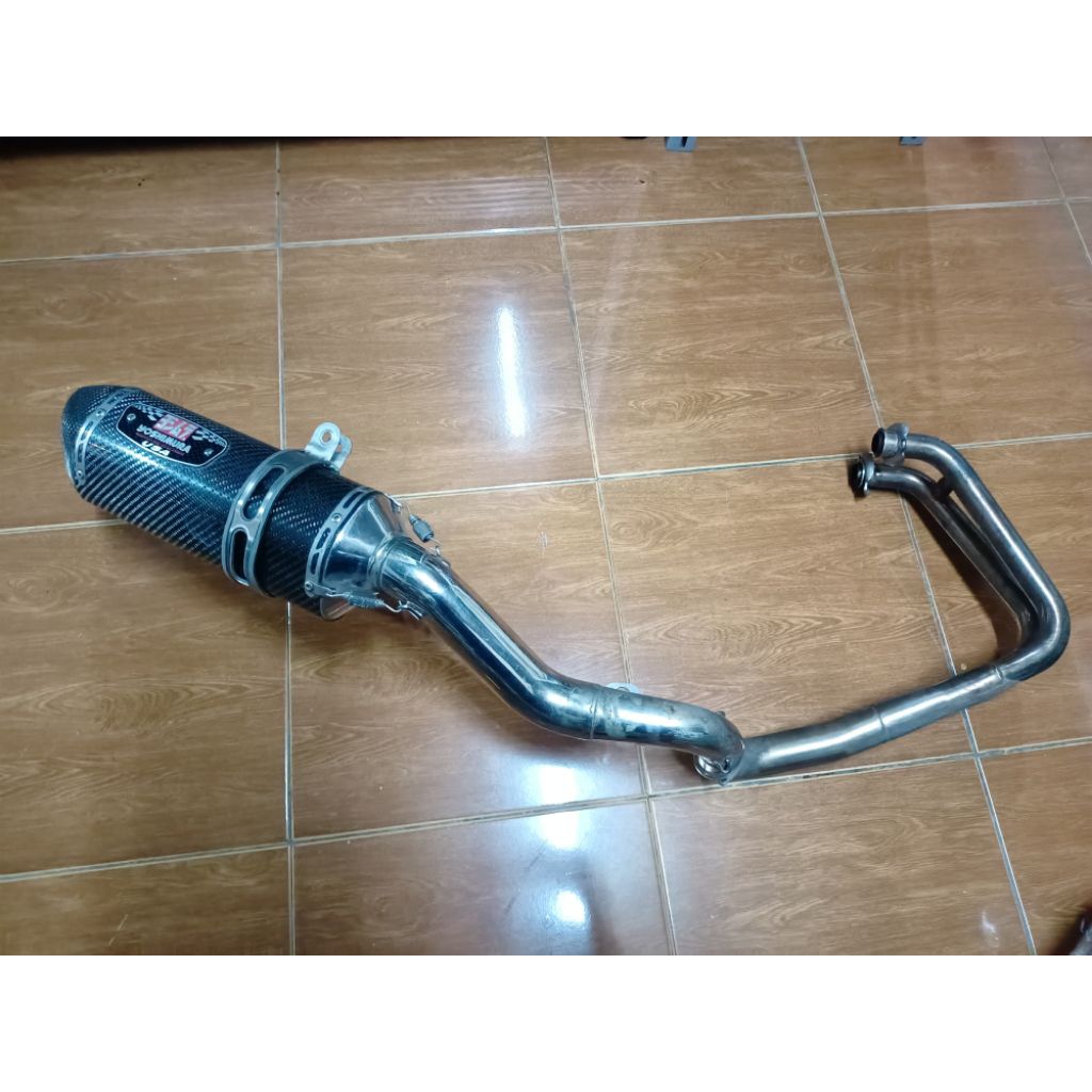 COD Yoshimura R77 karbon titanium japan Fullsistem Ninja 250fi old dan Ninja 250R karbu original