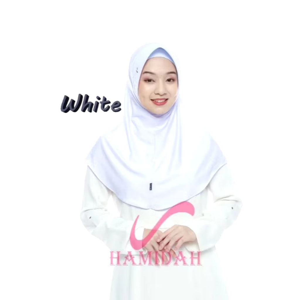 Hijab Bergo Hamidah Jersey Premium Anti Tembem