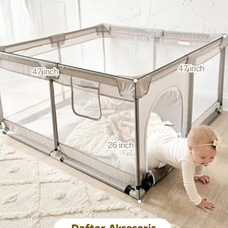 Pagar Bayi Bermain  Pembatas Kasur Pagar Mainan Anak Playground Anak pagar kasur pengaman bayi pagar