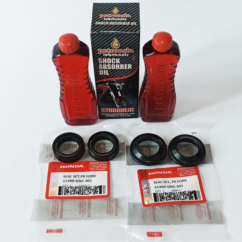 Seal Shock Depan Dan Oli Shock HONDA SUPRA FIT OLD SUPRA FIT NEW