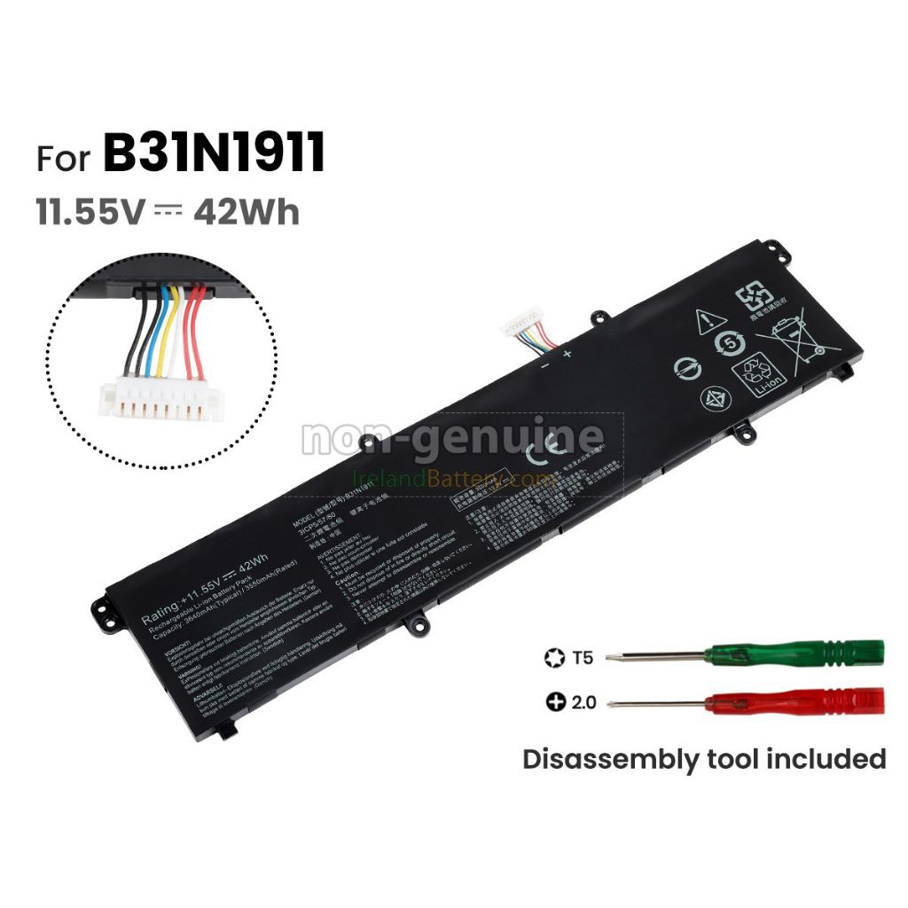 ORIGINAL BATERAI BATTERY ASUS VIVOBOOK A1402 A1402Z A1502 A1502ZA X1502Z X1502ZA C31N1911 B31N1911