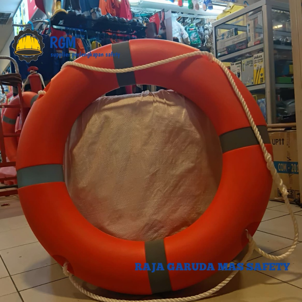 RIING BOUY FIBER LIFT BOUY PELAMPUNG KAPAL/ KOLAM RENANG/ LAUT