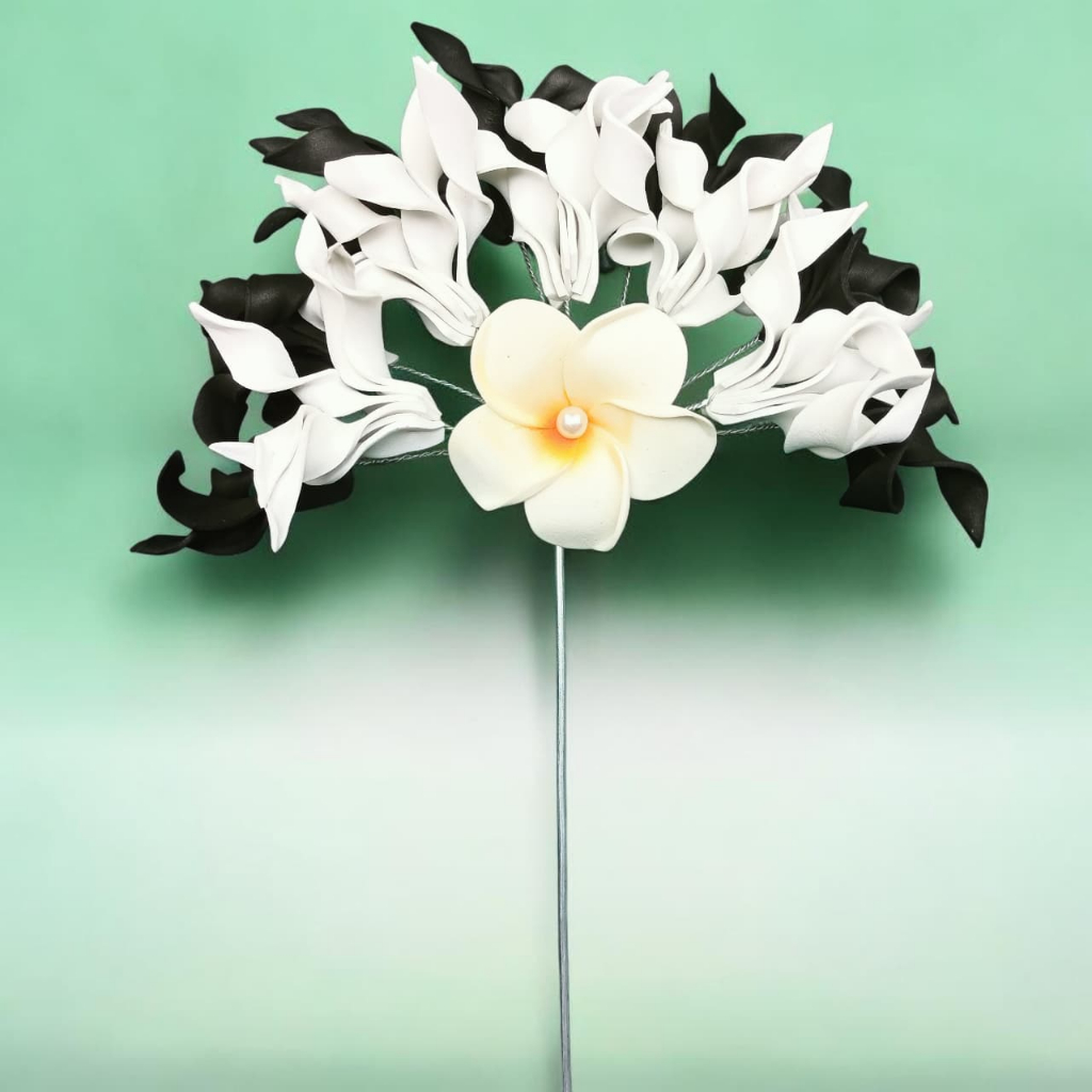 Bunga Oncer Daksina Linggih  2 Layer Hitam- Perlengkapan Daksina Linggih & Persembahyangan