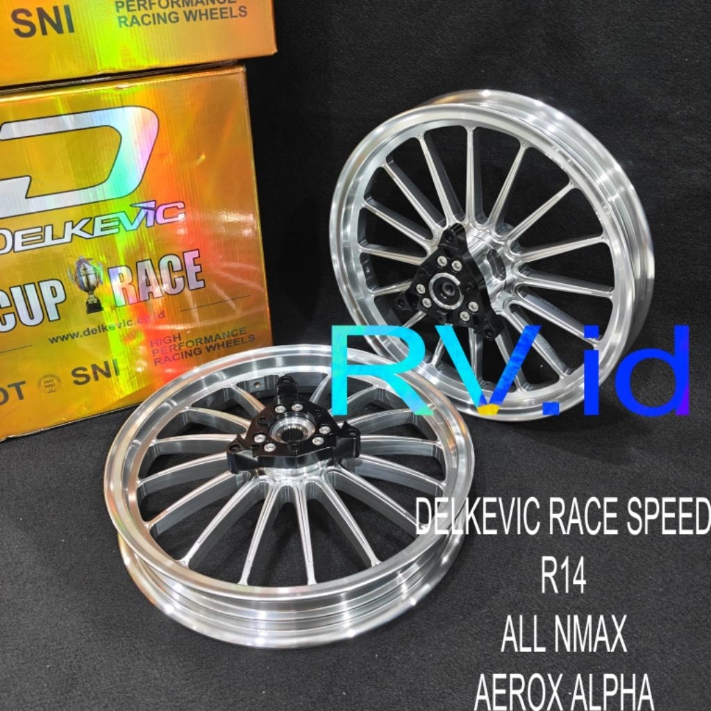 VELG RACING ORIGINAL DELKEVIC DND RACE SPEED RCL RACELINE 14X185 14X215 NMAX NEW NMAX NEO NMAX TURBO
