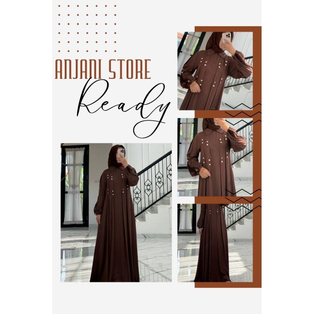 ANJANI STORE GAMIS TWILL MEI SERIES KANCING MAHOGANY MIX BRUKAT