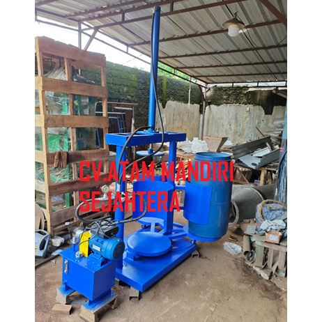 Mesin Press Pakan Ternak Silase Kapasitas 3 Drum - Mesin Press Pakan Silase 2-4 Ton Hidrolik - Mesin