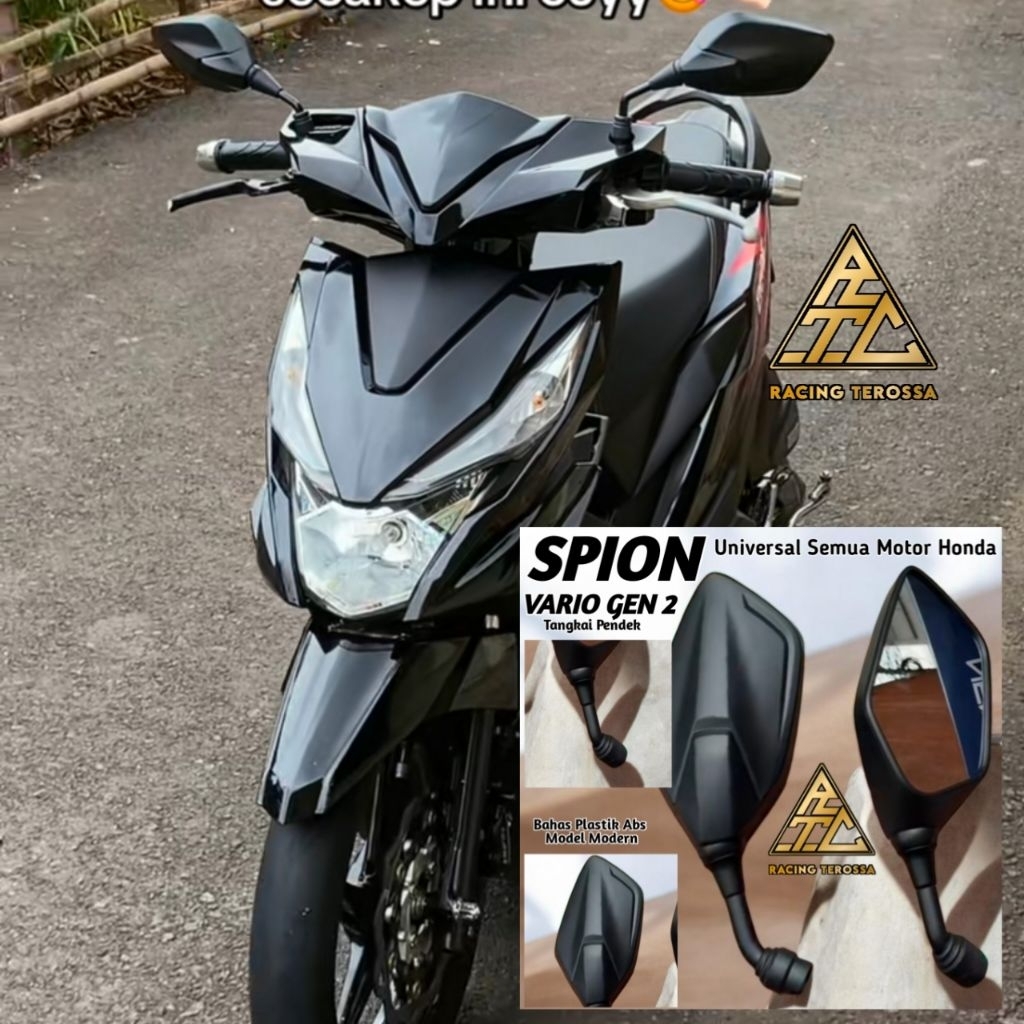Spion Honda Beat - Spion Beat Fi Esp Beat deluxe Beat Street - Spion Tangkai Pendek - Spion Vario 12