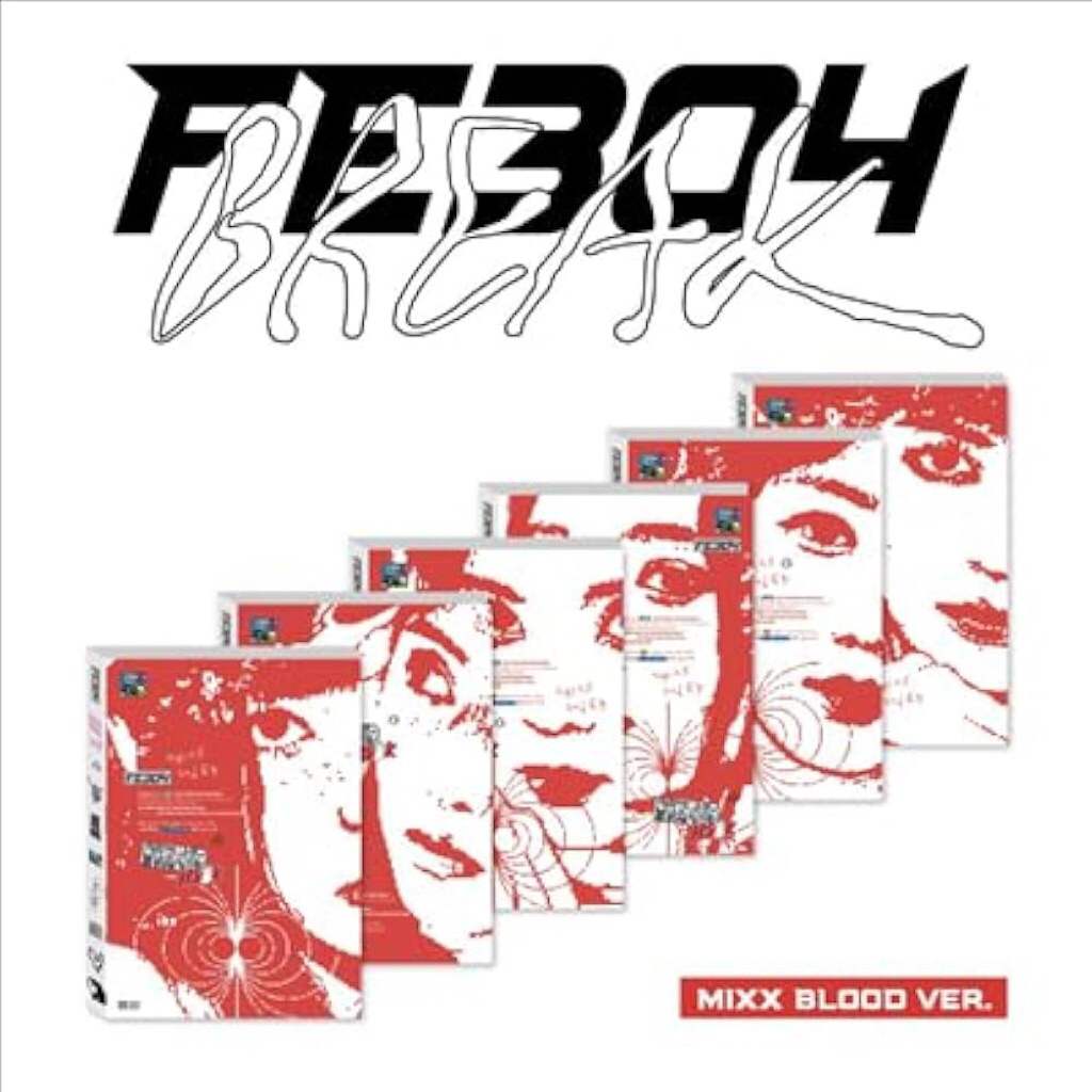 READY STOCK OFFICIAL NMIXX FE304 BREAK MIX BLOOD VER