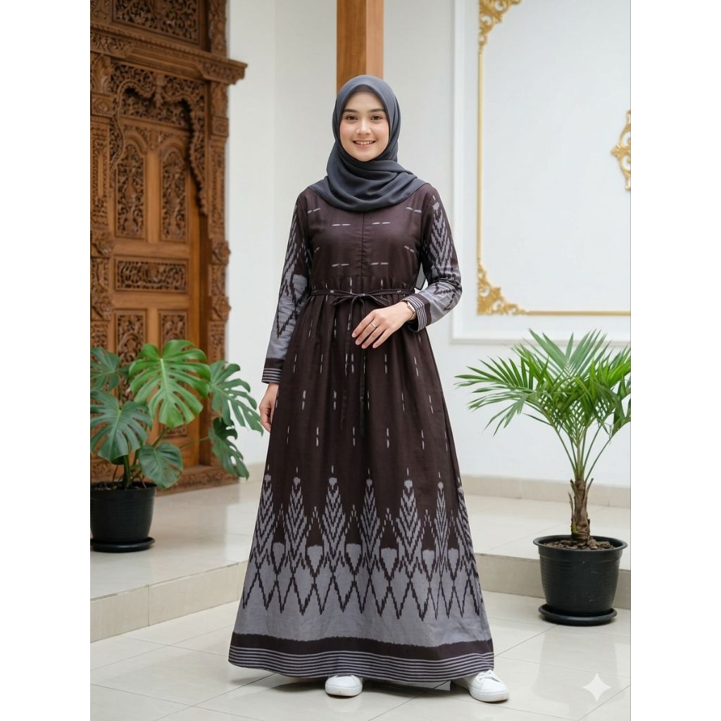 GAMIS BATIK PEKALONGAN MOTIF MANUK TARUNG