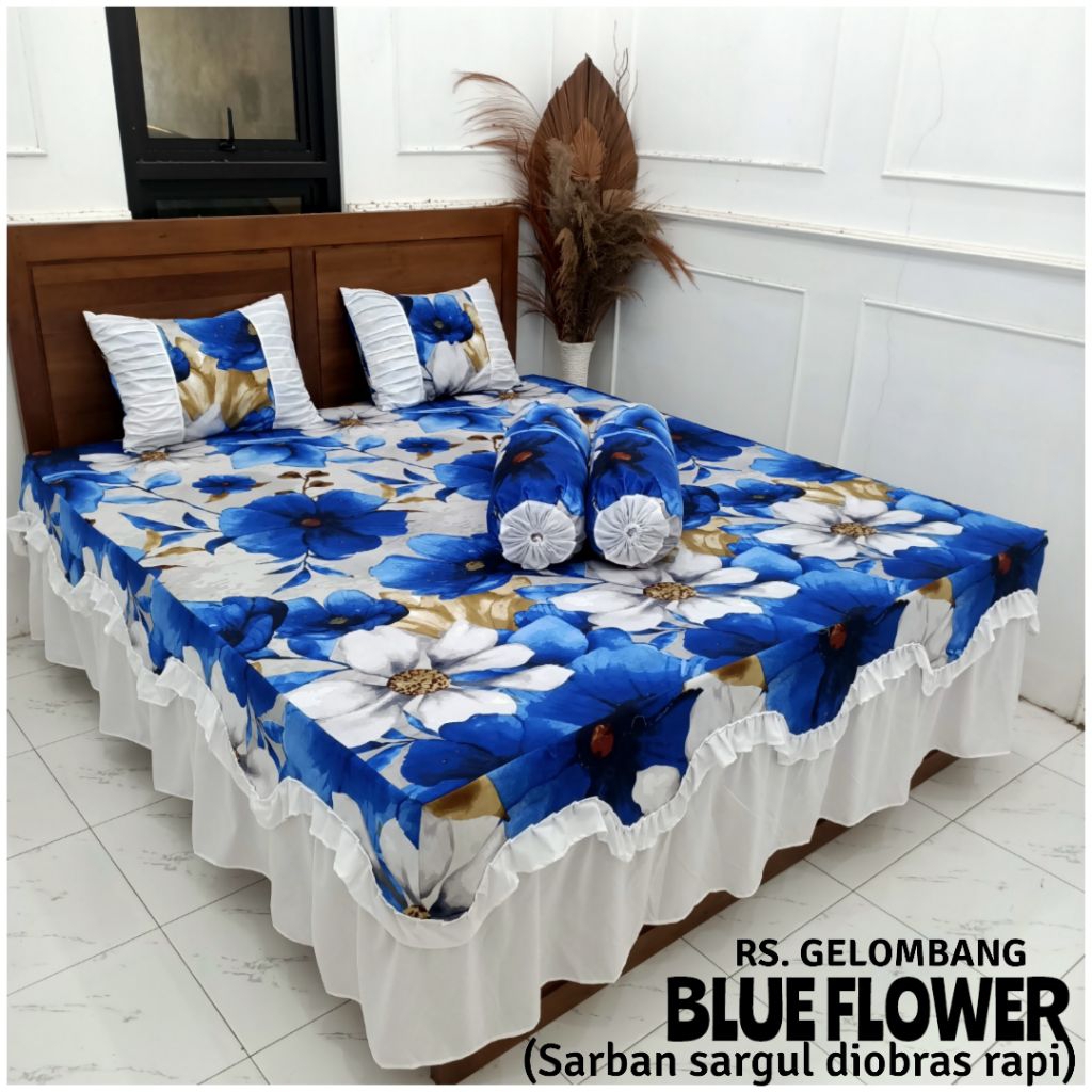 SPREI RUMBAI SUSUN GELOMBANG  | sprei rumbai susun 160 180 | seprei rumbai susun gelombang 180x200 |
