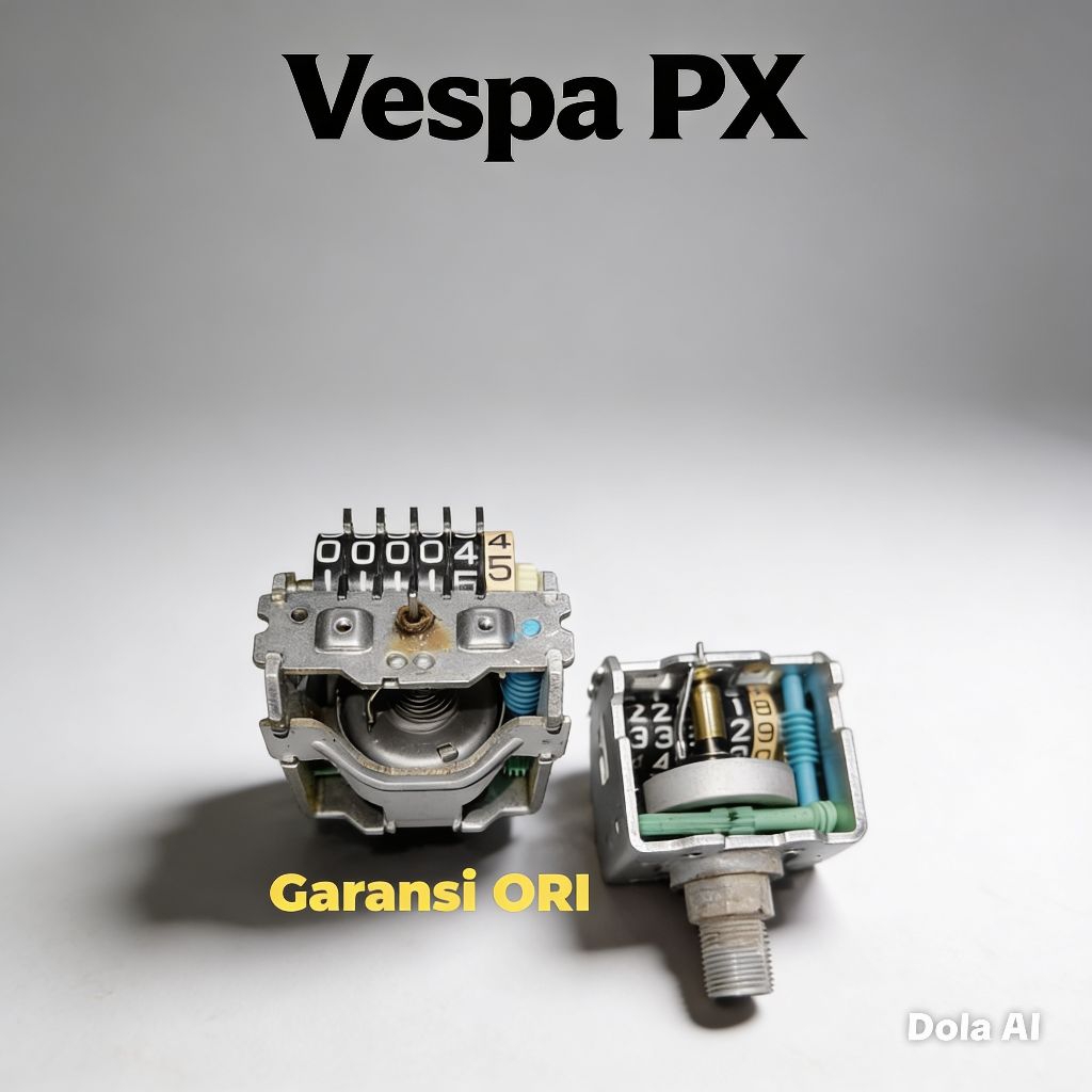 Mesin Speedometer Odometer Kilometer Vespa PX 150 1977 Original Second fungsi