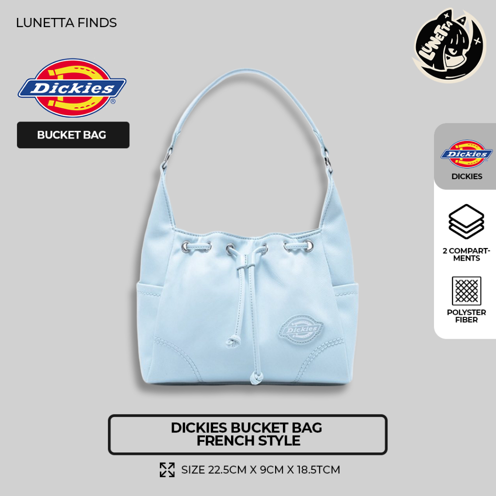 [ READY STOCK ] Dickies Bucket Bag French style Tas Wanita Selempang Slingbag [ DIJAMIN ORI ]