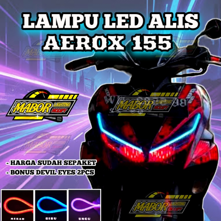 LAMPU ALIS YAMAHA AEROX LAMPU LED ALIS VARIASI MOTOR