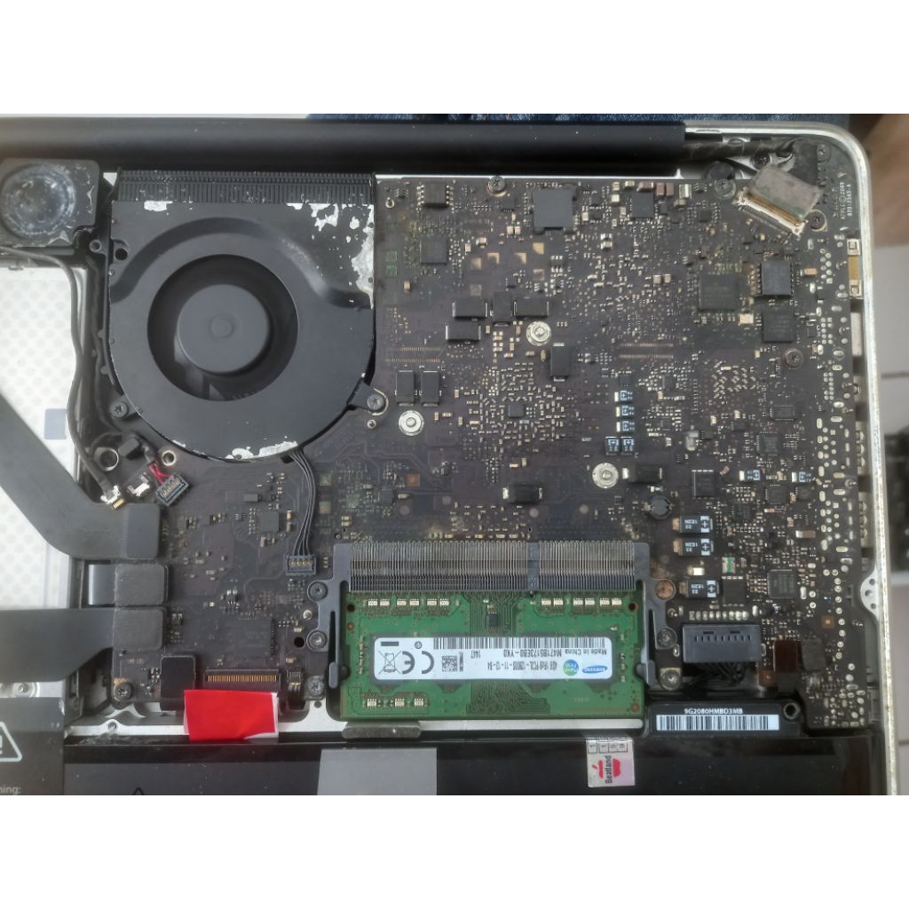 logicboard macbook pro a1278 2012 no display