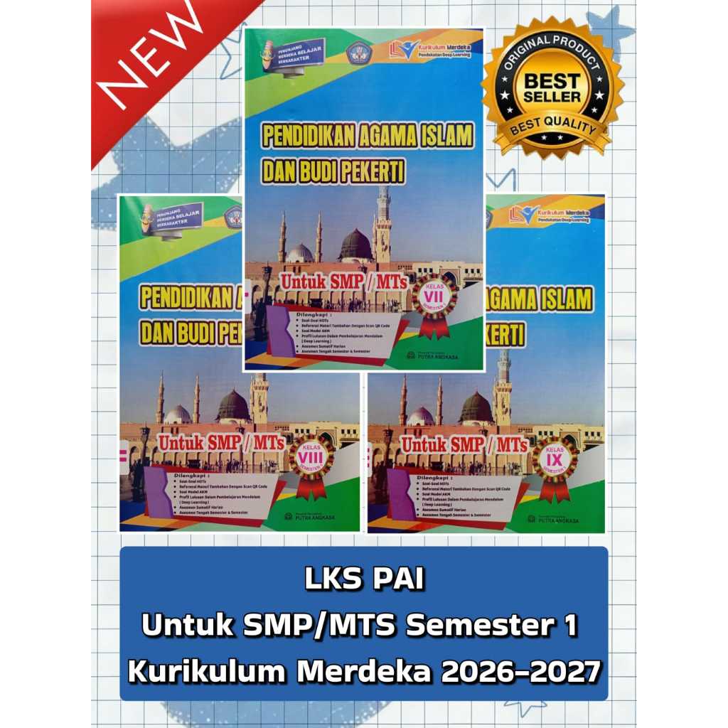 LKS PAI SMP SEMESTER 1 TAHUN 2026-2027 KURIKULUM MERDEKA TERBARU