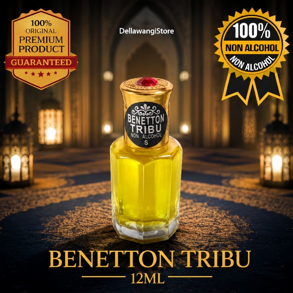 Benetton Tribu - Minyak Wangi Benetton Tribu Original Murni Asli Tanpa Campuran Non Alkohol Parfum S