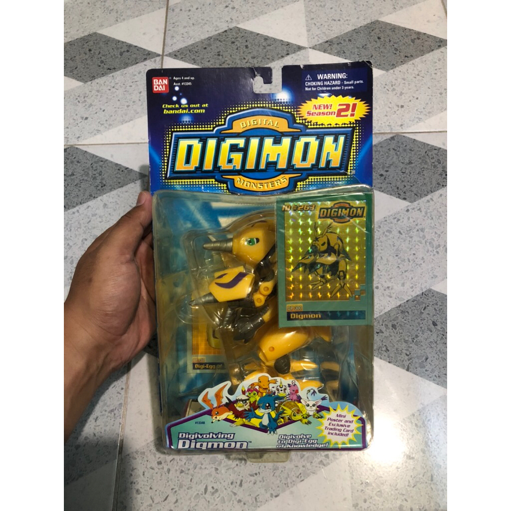 Mainan jadul digimon 2 digivolving digmon to digi egg