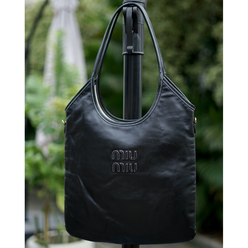 Miu2 Ivy Leather Tote bag