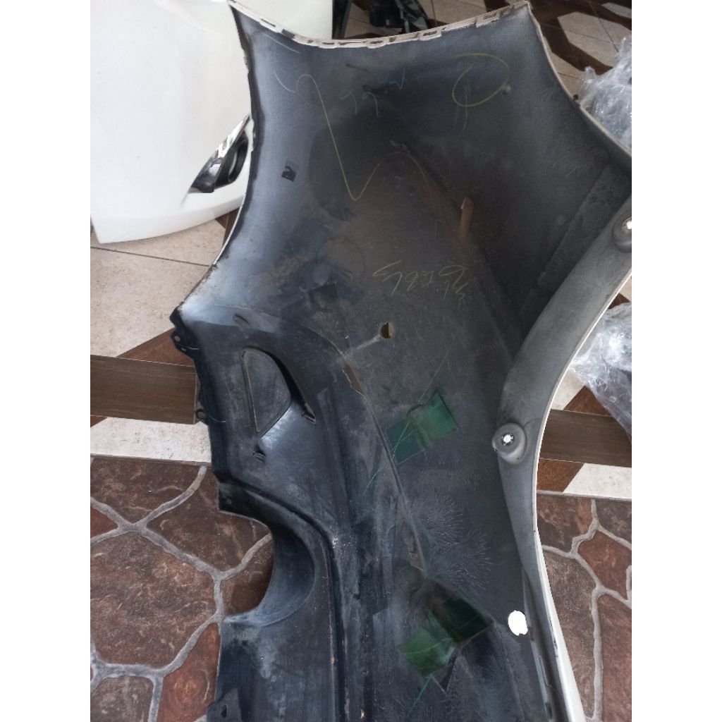 bumper belakang mazda 2 skyactiv