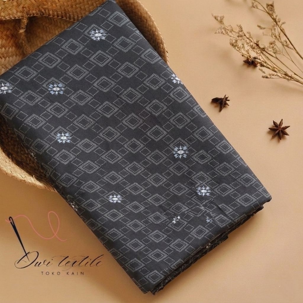 kain crepe jetblack motif etnik premium - kain jetblack original - kain crepe motif - kain crepe del