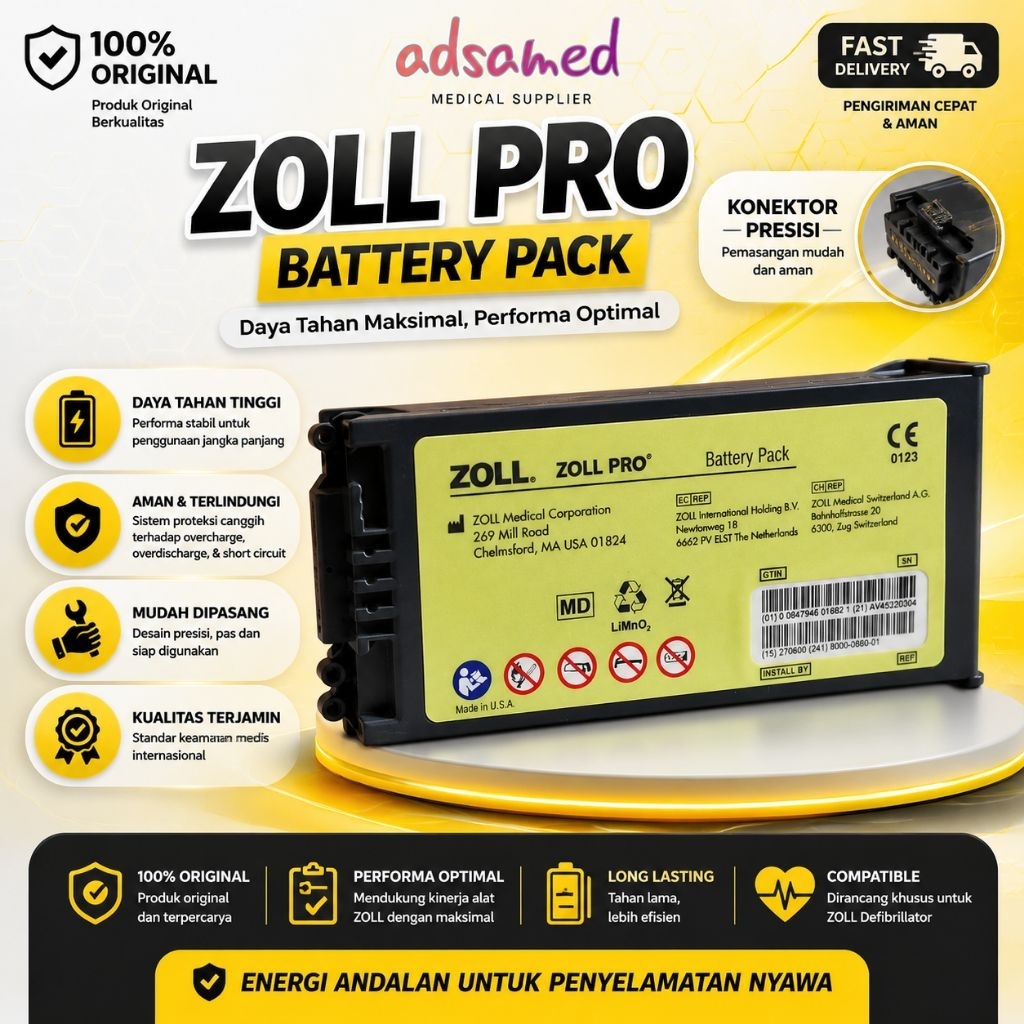 Battery Zoll Aed Pro / Batre aed zoll pro / aed battert zoll pro