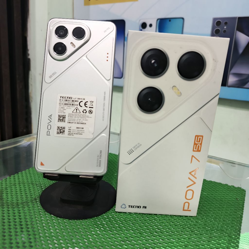 TECNO POVA 7 5G RAM 8+8 GB INTERNAL 256 GB  | HP GAMING | KAMERA BENING | COCOK BUAT REMAJA | HP GAM