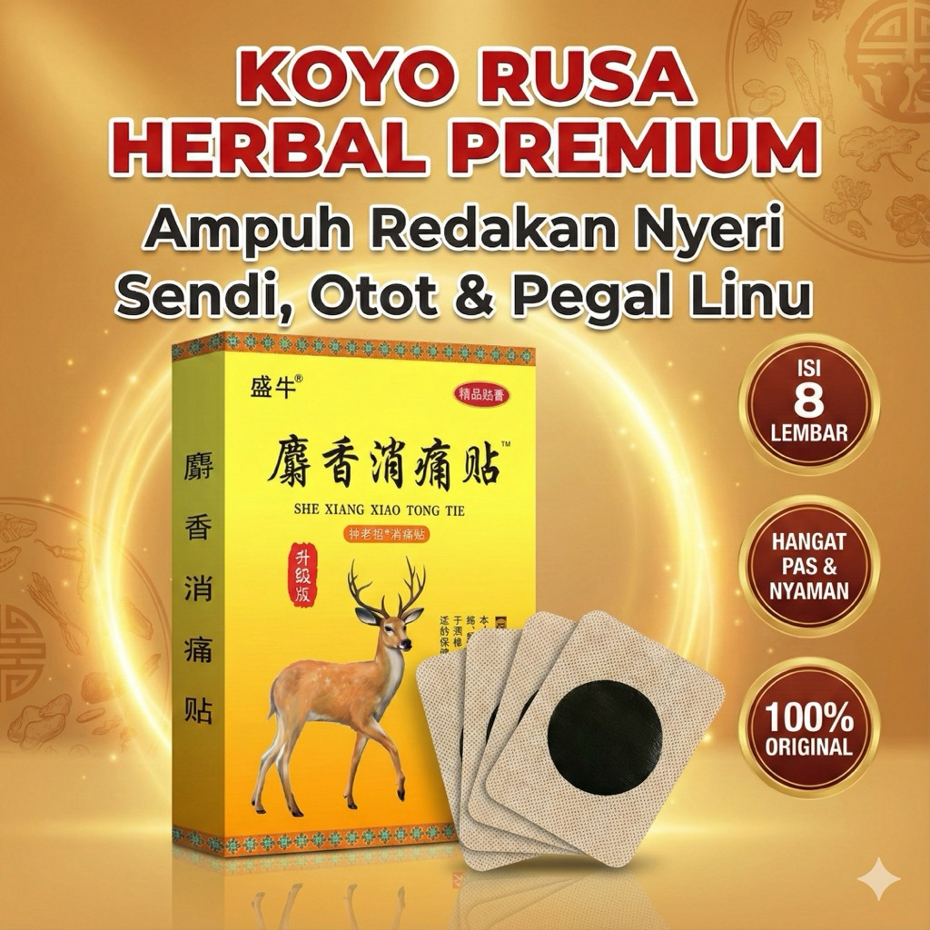 She Xiang Xiao Tong Tie Koyo Rusa Herbal Cina Pereda Nyeri Otot Sakit Pinggang dan Radang Sendi