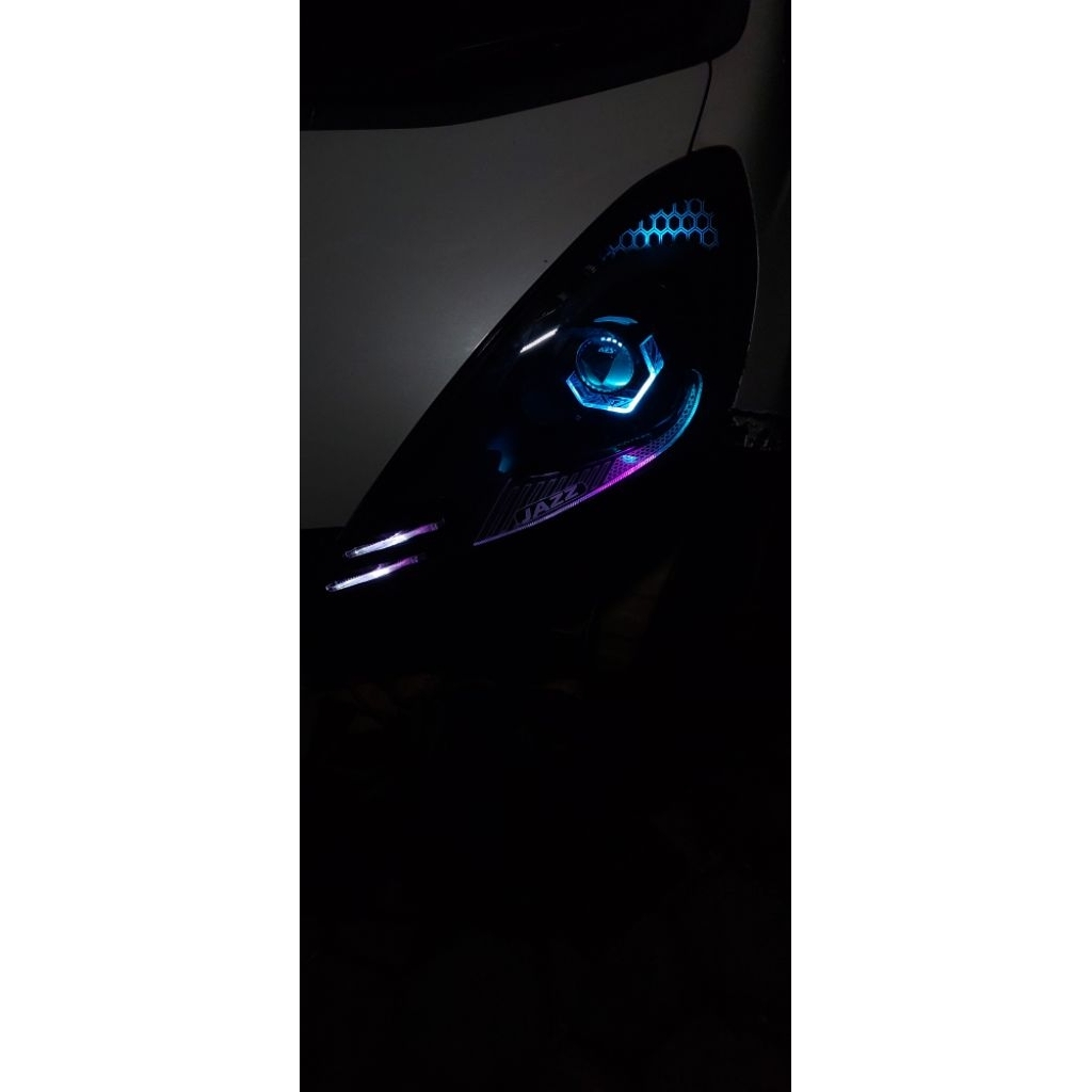 biled custom slime frame  Honda jazz full RGB aplikasi android