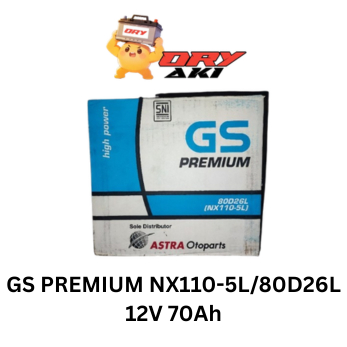 Aki GS Premium NX110-5L 80D26L Astra Otoparts PRODUK ORIGINAL 100%