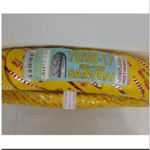 Ban Luar Sepeda Motor Swallow Samurai SB-128 Ring 17 / Ban Luar Sepeda Motor Swallow Ukuran 70/90-17
